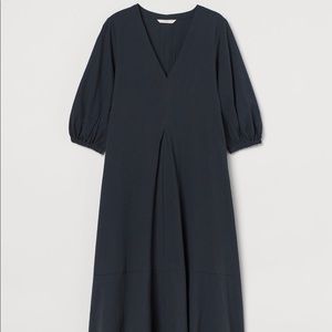 H&M Wide-cut Cotton Dress. Size M. Black